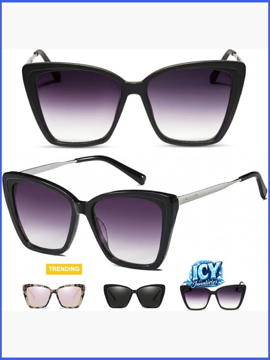 Handmade Acetate Oversized Cat Eye Sunglasses UV400 Protection for Driving main image 7